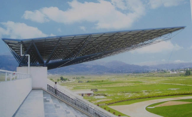 宜州体育看台网架